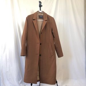 Abercrombie Wool Blend Dad Coat